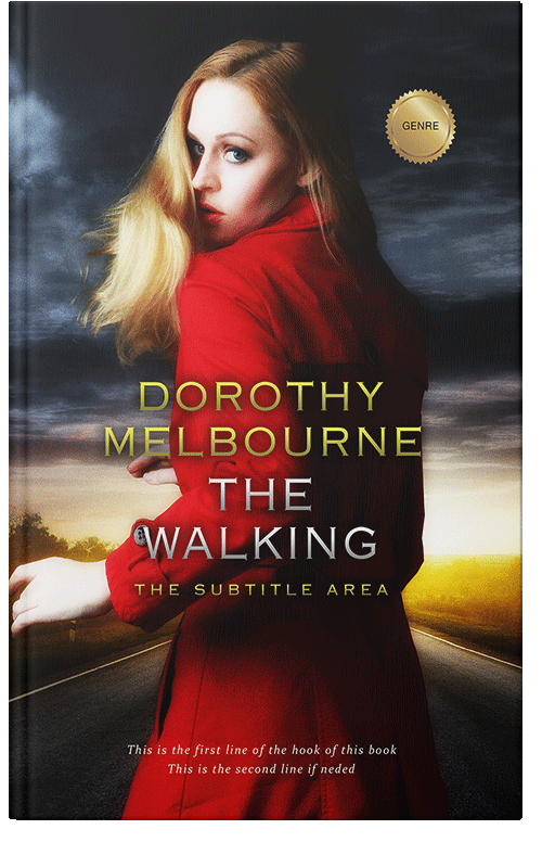 Front view of Premade Action & Adventure Book Cover - Japonica