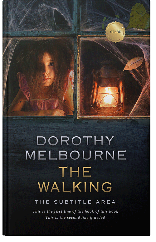 Front view of Premade Mystery & Thriller & Suspense Book Cover - Woodsmoke