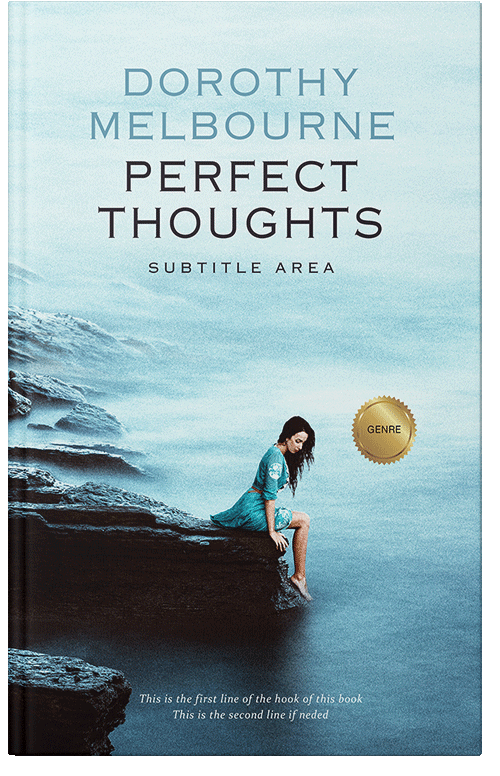 Front view of Premade Romance Book Cover - Shark