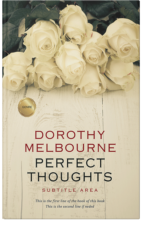 Front view of Premade Romance Book Cover - Raffia