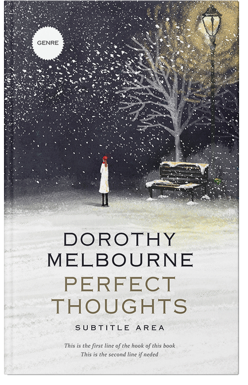 Front view of Premade Romance Book Cover - Cararra