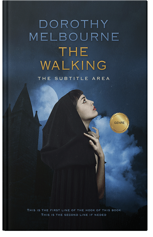 Front view of Premade Mystery & Thriller & Suspense Book Cover - Ebony