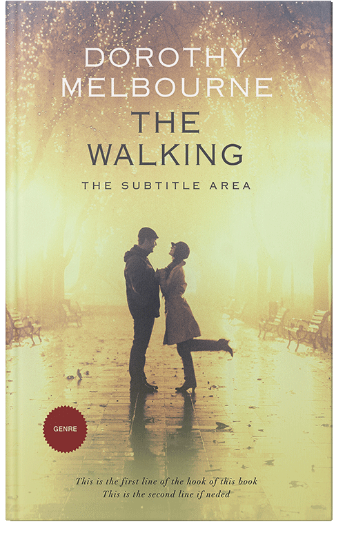 Front view of Premade Romance Book Cover - Winter Hazel