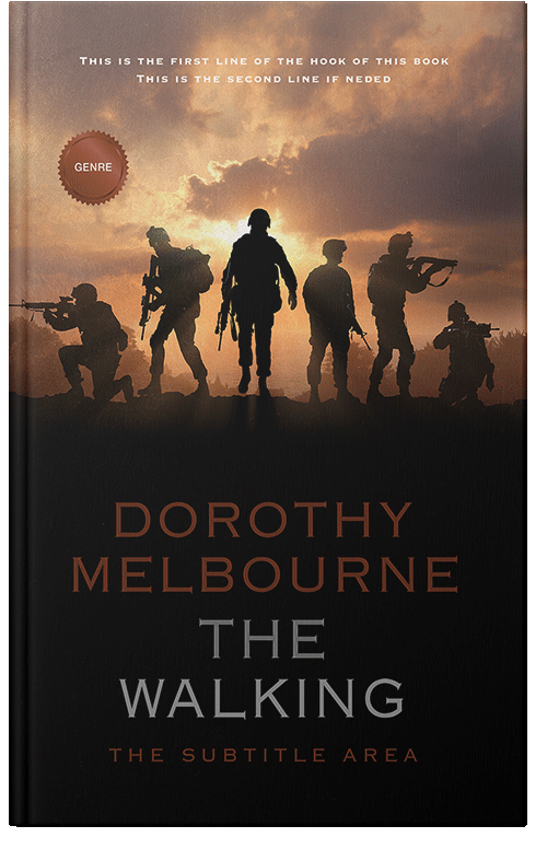 Front view of Premade Action & Adventure Book Cover - Muddy Waters