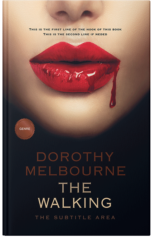 Front view of Premade Horror Book Cover - Tumbleweed