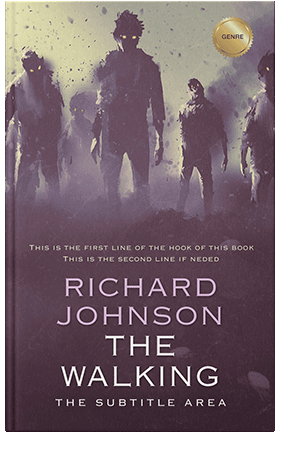 Pre Made Book Cover Eggplant