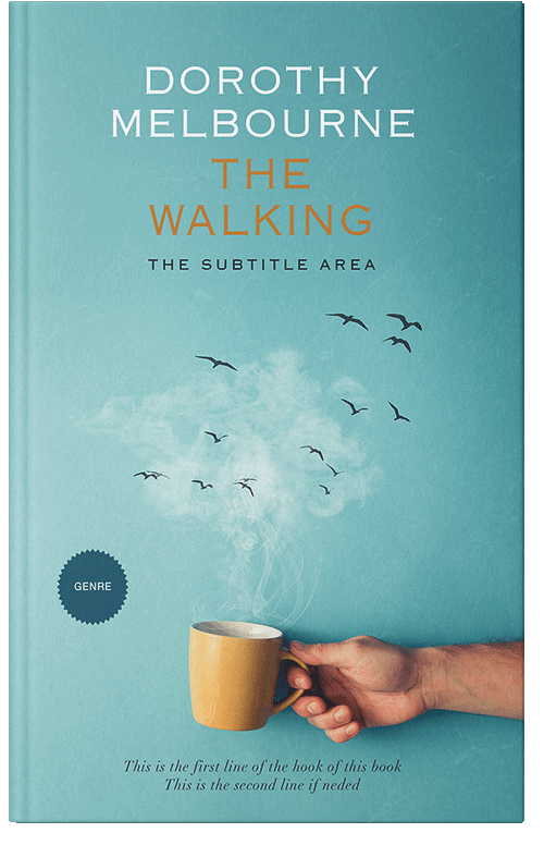 Front view of Premade Business Book Cover - Half Baked