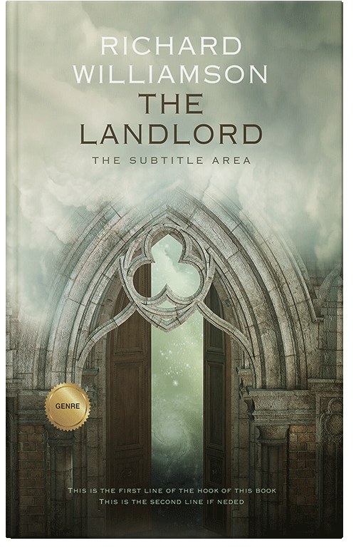 Front view of Premade Fantasy Book Cover - Eagle