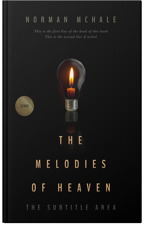 Front view of Premade Mystery & Thriller & Suspense Book Cover - Black