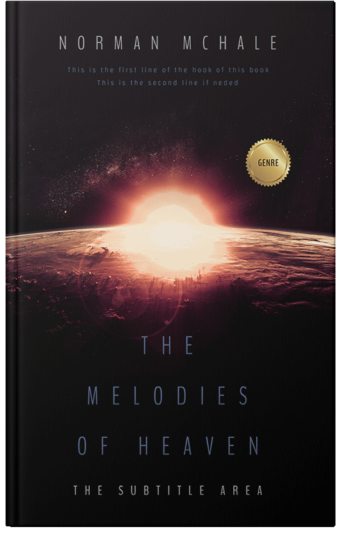 Front view of Premade Apocalyptica Book Cover - Asphalt