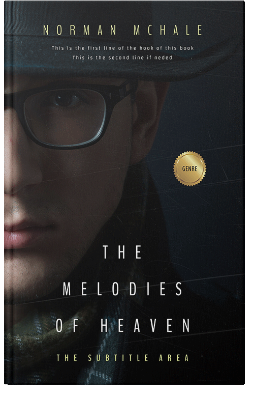 Front view of Premade Mystery & Thriller & Suspense Book Cover - Woodsmoke