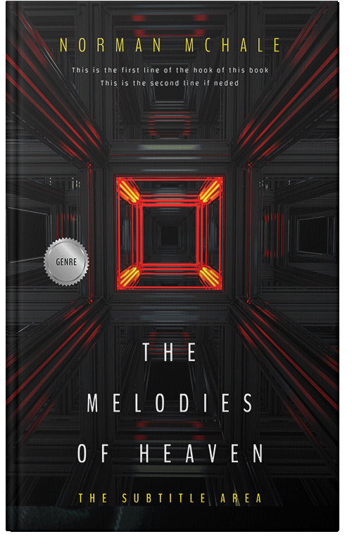 Front view of Premade Science Fiction Book Cover - Cod Gray