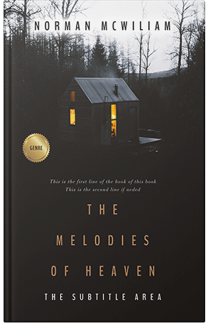 Premade Book Cover Cocoa Brown