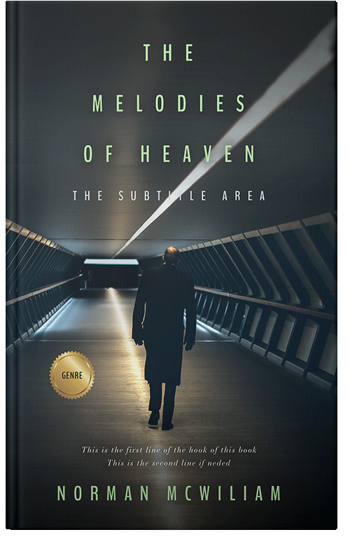 Front view of Premade Mystery & Thriller & Suspense Book Cover - Shark