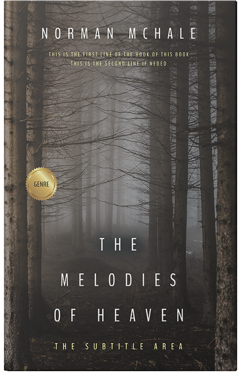 Front view of Premade Mystery & Thriller & Suspense Book Cover - Merlin