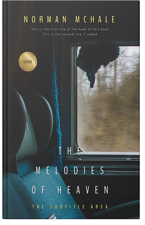 Front view of Premade Mystery & Thriller & Suspense Book Cover - Outer Space