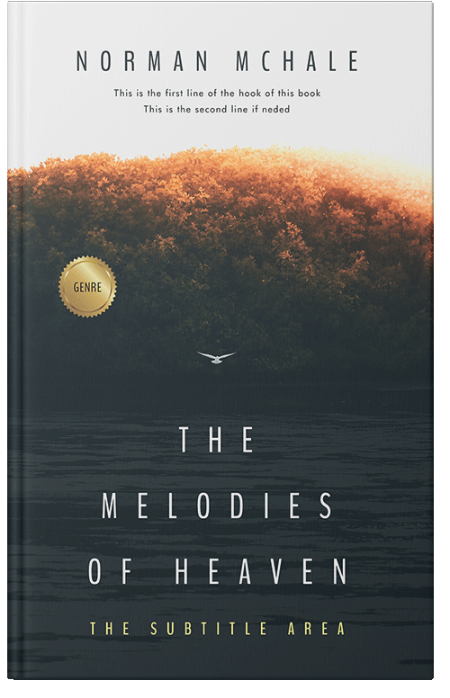 Front view of Premade Mystery & Thriller & Suspense Book Cover - Stark White