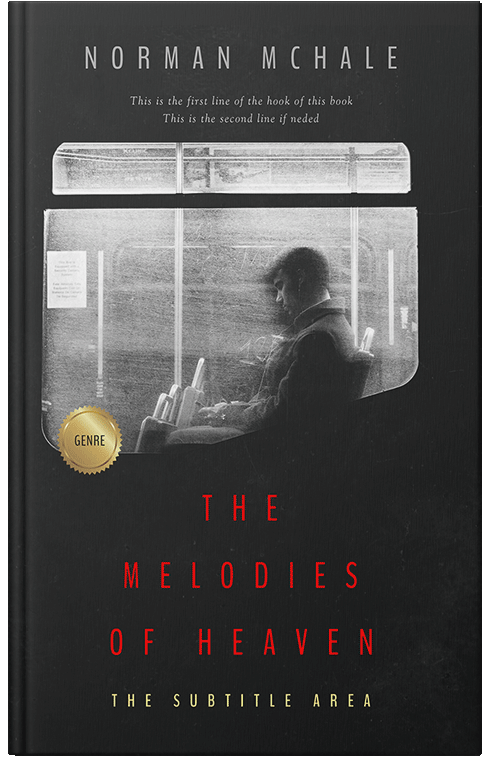 Front view of Premade Mystery & Thriller & Suspense Book Cover - Silver Rust