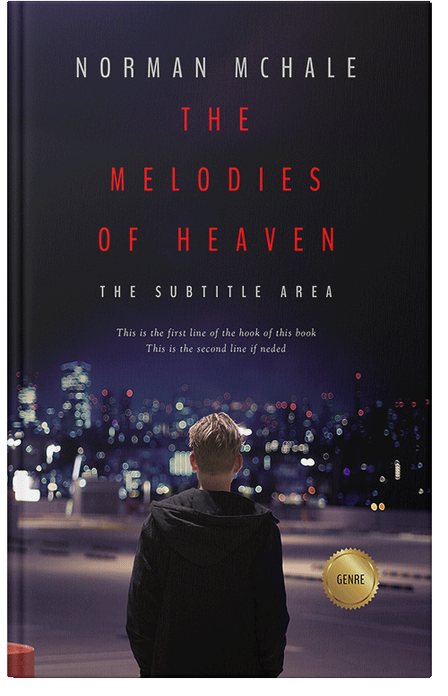 Front view of Premade Mystery & Thriller & Suspense Book Cover - Ebony