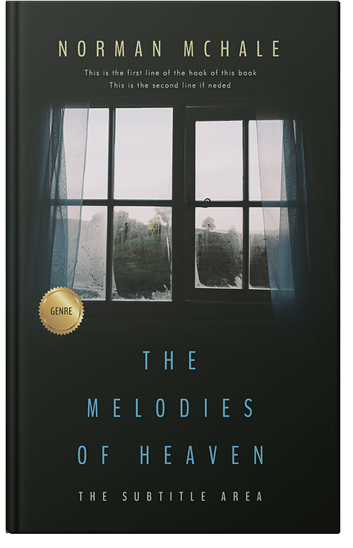 Front view of Premade Literary Fiction Book Cover - Heavy Metal