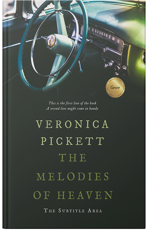 Front view of Premade Historical Book Cover - Heavy Metal