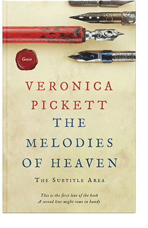 Pre Made Book Cover Fall Green