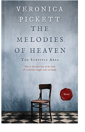 Pre Made Book Cover Cadet Blue