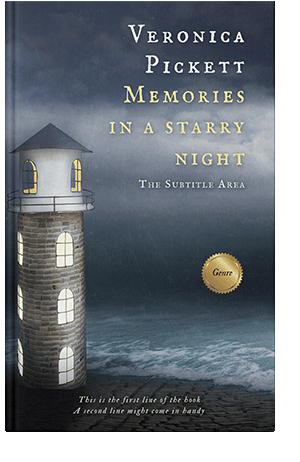 Pre Made Book Cover Ebony Clay