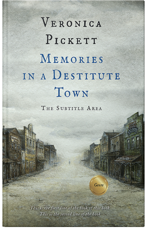 Front view of Premade Historical Book Cover - Kangaroo