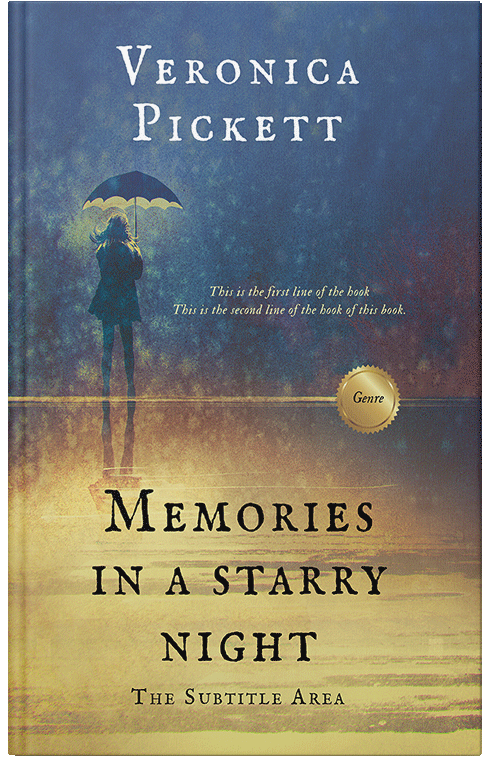 Front view of Premade Romance Book Cover - Fiord