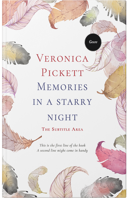 Front view of Premade Poetry Book Cover - Dust Storm