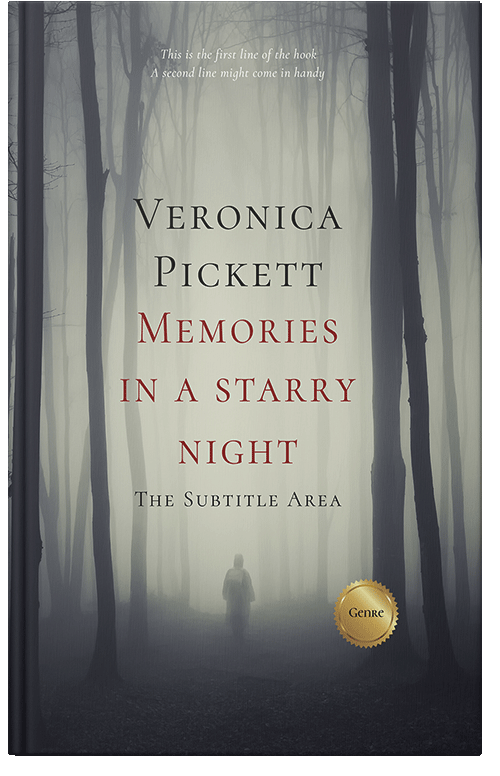 Front view of Premade Horror Book Cover - Bud