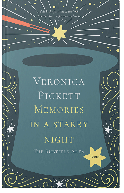 Front view of Premade Romance Book Cover - Blue Bayoux