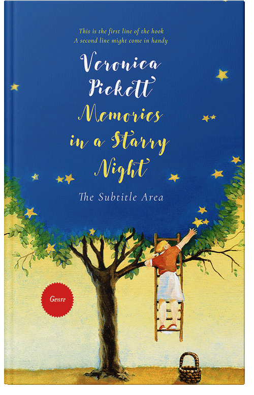 Front view of Premade Fantasy Book Cover - Congress Blue