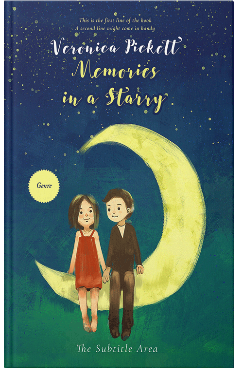 Front view of Premade Romance Book Cover - Eden