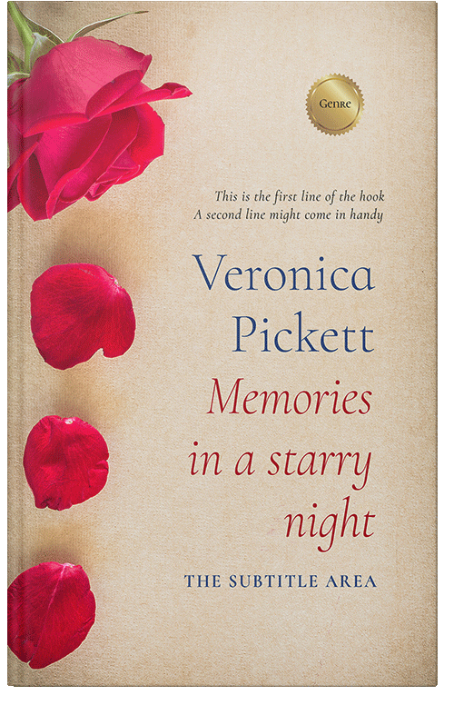 Front view of Premade Romance Book Cover - Stark White