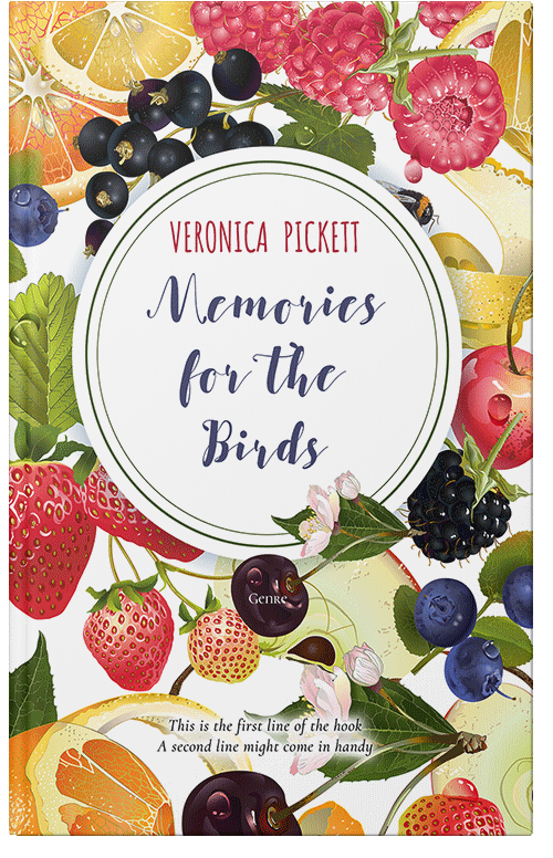 Front view of Premade Cookbooks & Food & Wine Book Cover - Heavy Metal