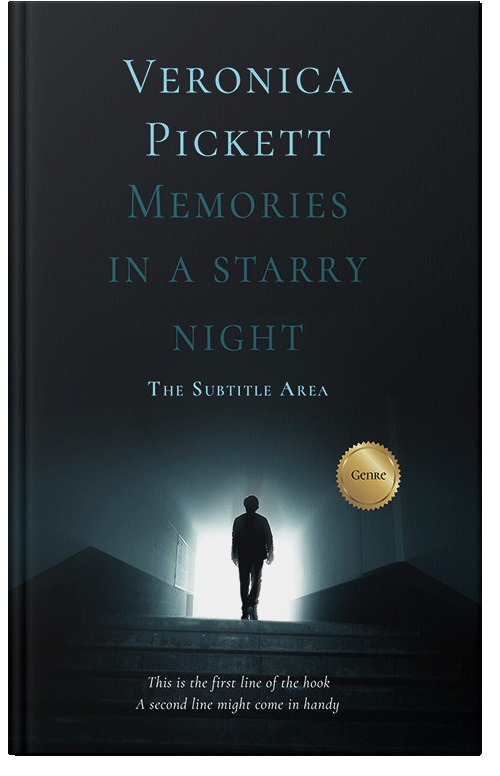 Front view of Premade Mystery & Thriller & Suspense Book Cover - Ebony