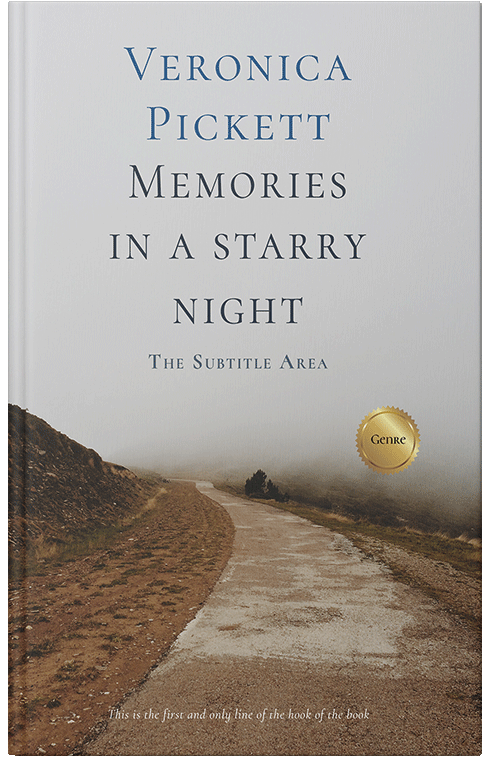 Front view of Premade Nature Book Cover - Cloud