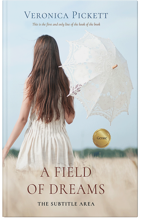 Front view of Premade Nature Book Cover - Quill Gray