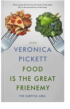 Pre Made Book Cover Quill Gray