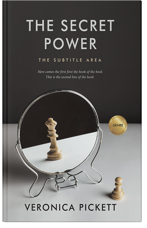 Front view of Premade Self-Improvement & Self-Help Book Cover - Cocoa Brown