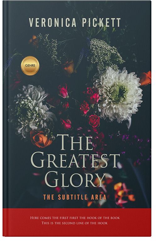 Front view of Premade Abstract Book Cover - Santa Fe