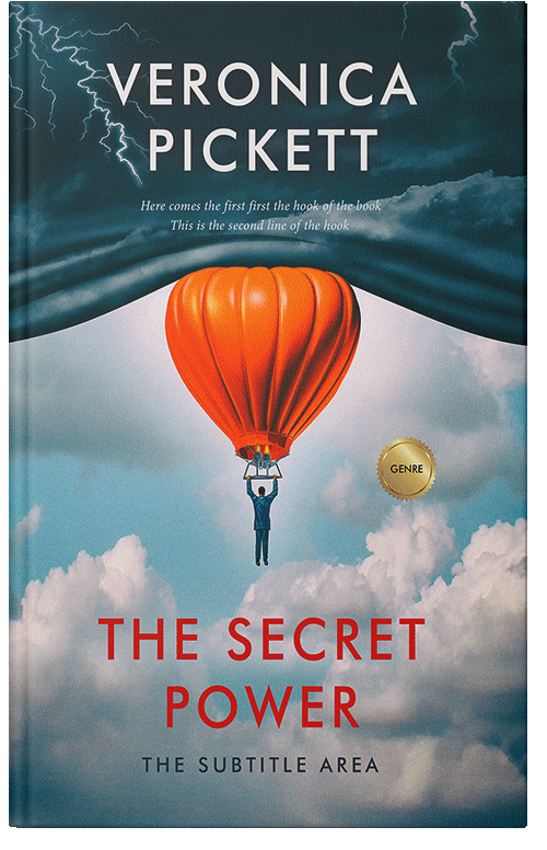 Front view of Premade Self-Improvement & Self-Help Book Cover - Blue Dianne