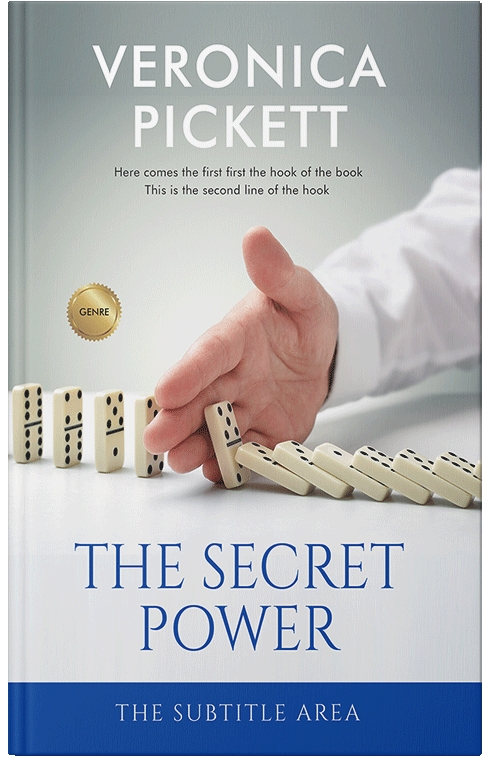 Front view of Premade Self-Improvement & Self-Help Book Cover - Timberwolf