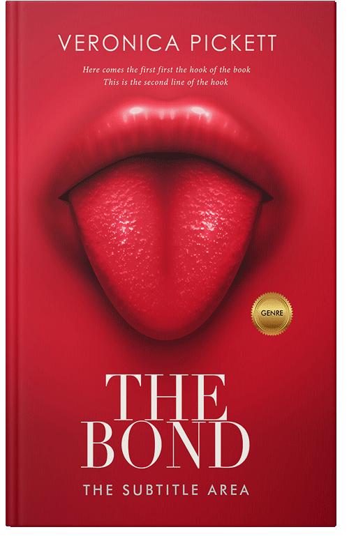 Front view of Premade Abstract Book Cover - Shiraz