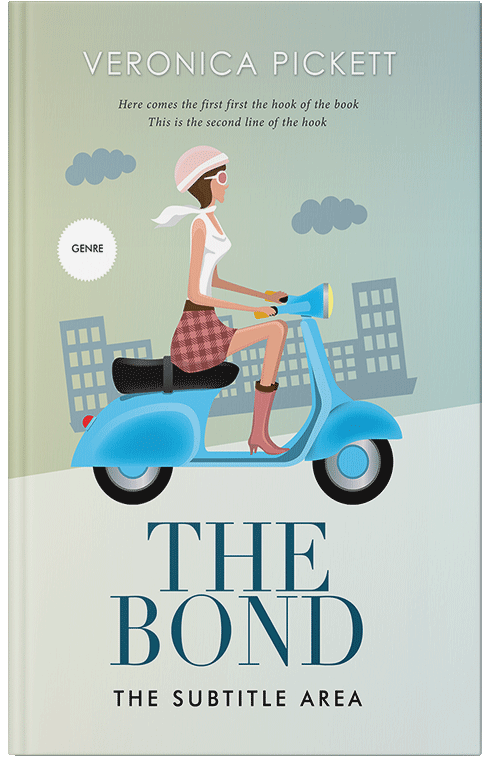 Front view of Premade Chick Lit Book Cover - Tasman