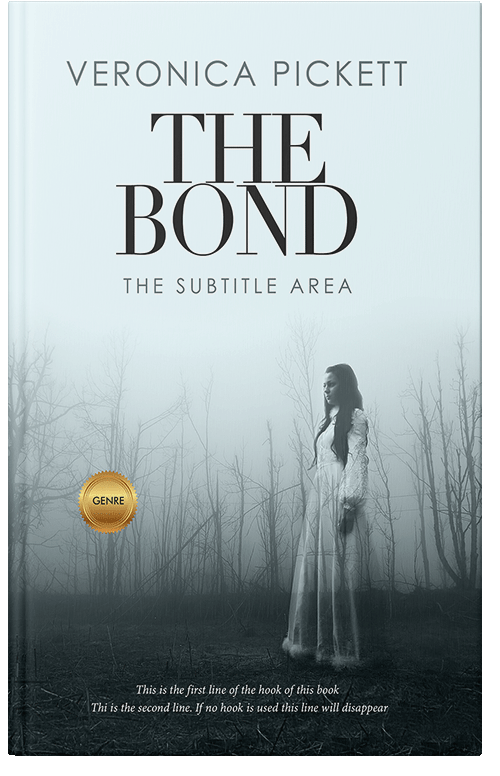 Front view of Premade Horror Book Cover - Tiara