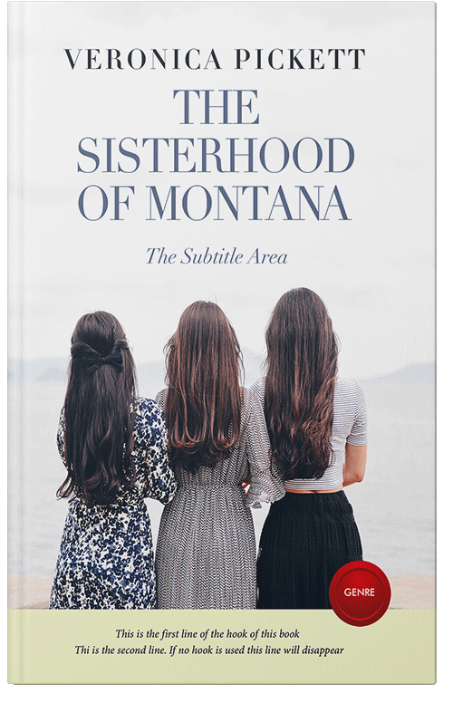 Front view of Premade Chick Lit Book Cover - Ebony Clay