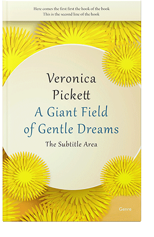 Pre Made Book Cover Coconut Cream